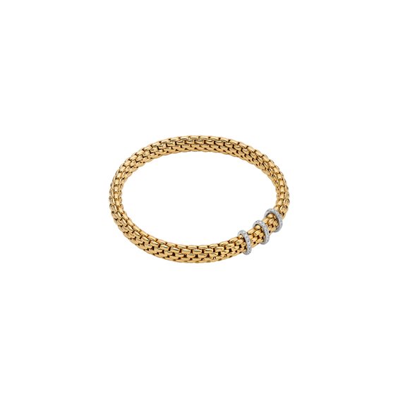 Bracciale Fope Donna Vendôme in Oro giallo Diamante 0.22 Ct 59202BX_PB_G_XBX_00M - 59202BX_PB_G_XBX_00M